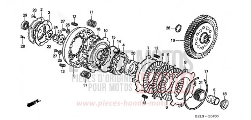 EMBRAYAGE XR50R3 de 2003